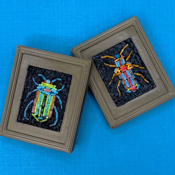 Micromosaic jewelry piece 2