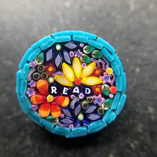 Micromosaic jewelry piece 9